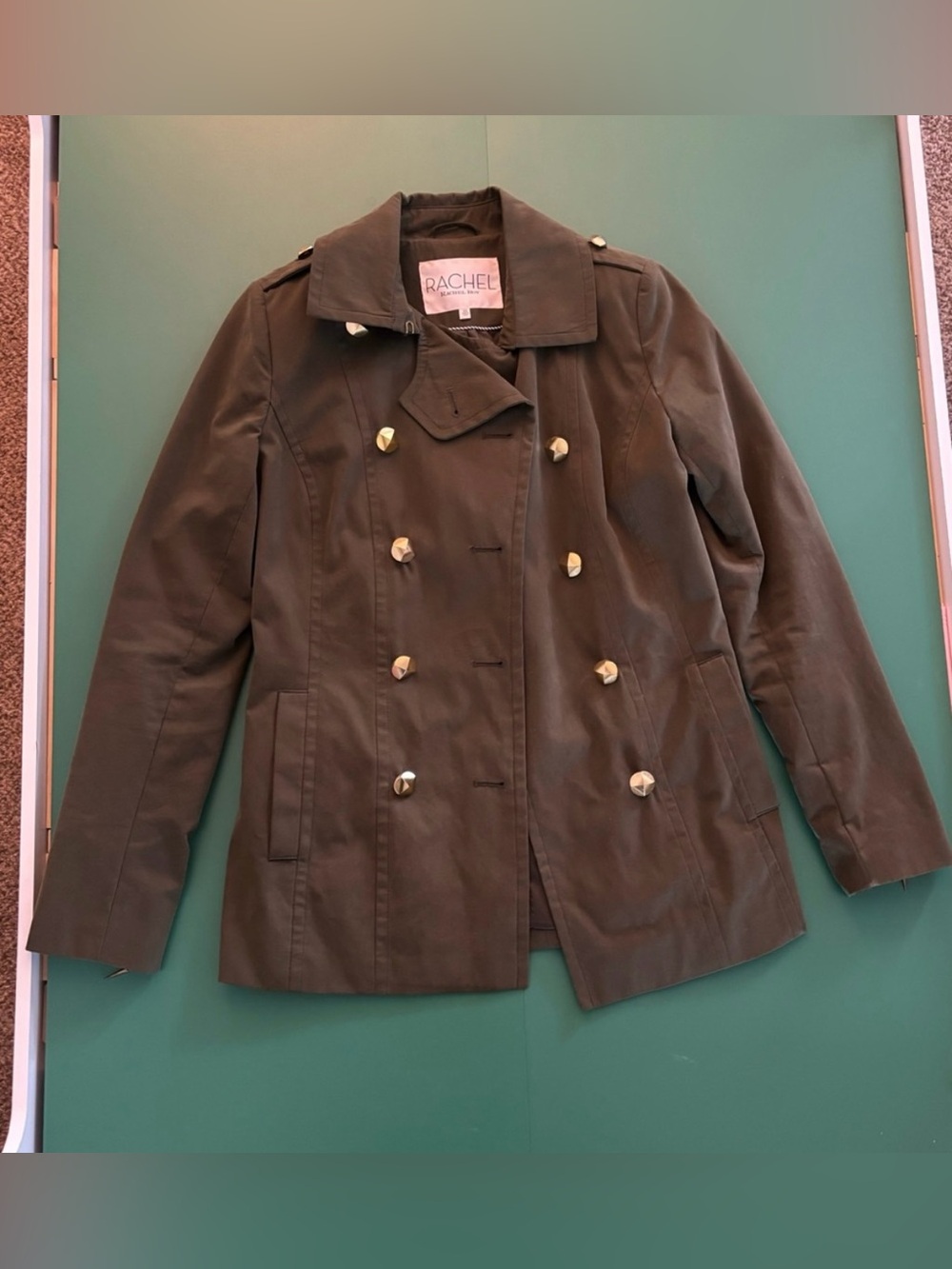 Rachel Roy Women Size XS  Olive Green Jacket